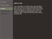 Tablet Screenshot of lukebtaylor.com